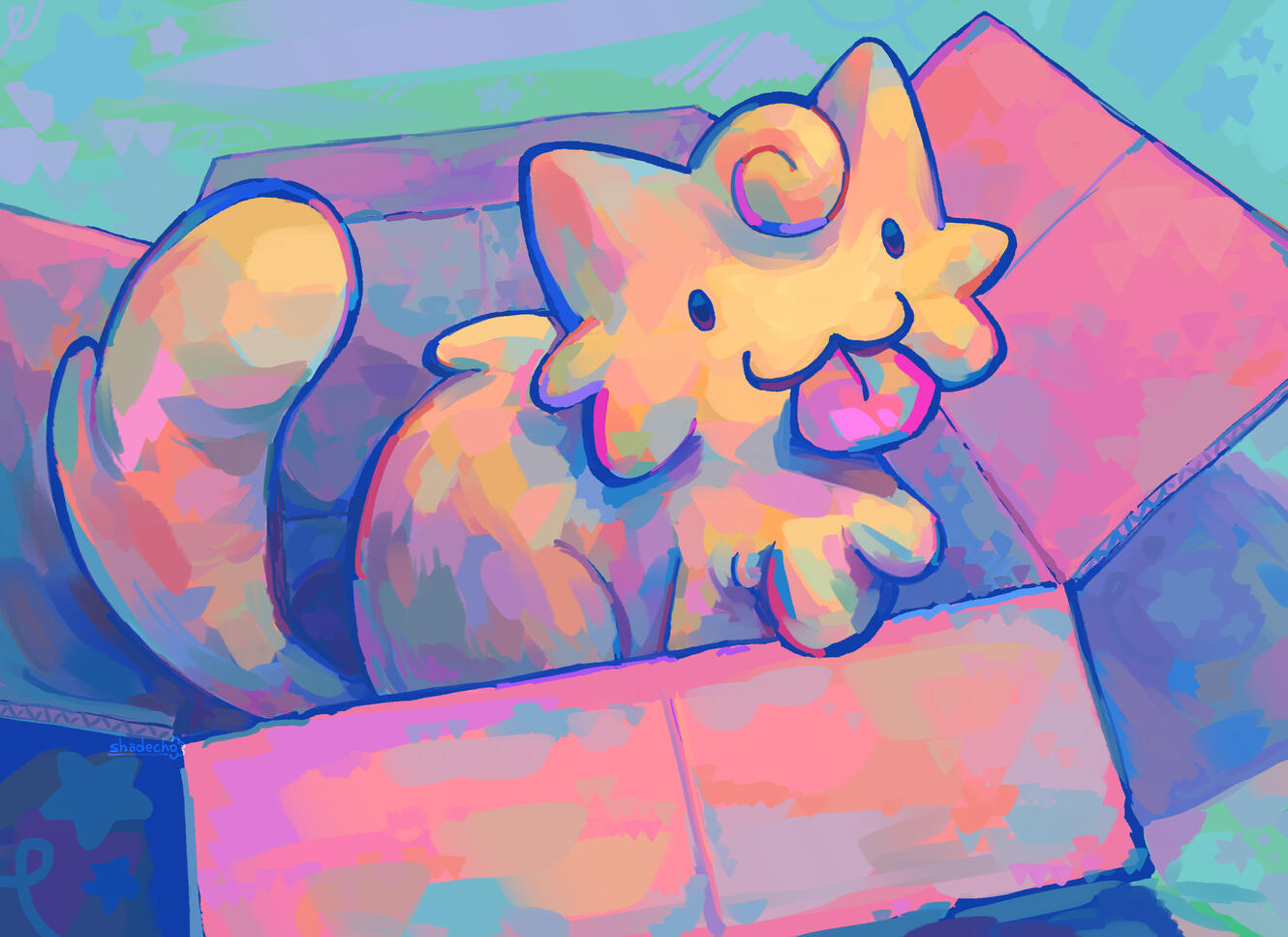 Box for Silly Orange Cats